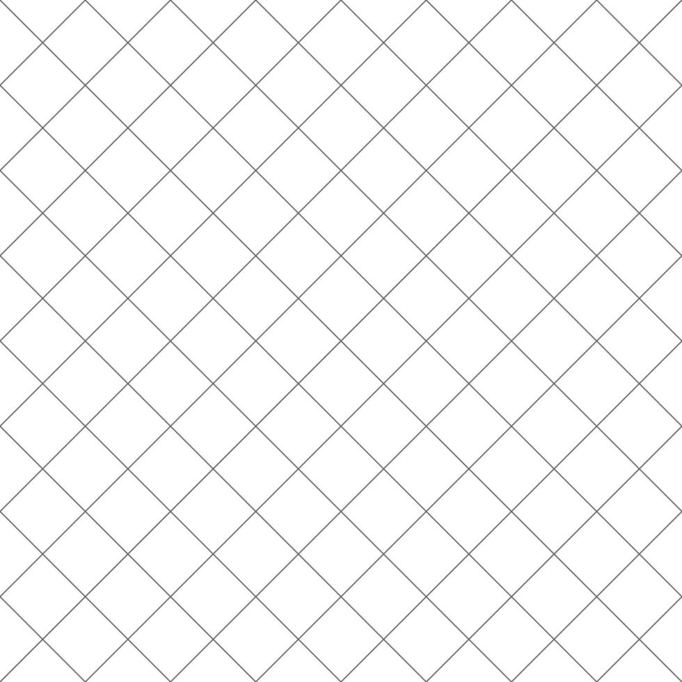 Abstract Black and White Grid Striped Geometric Seamless Pattern - Vector illustration