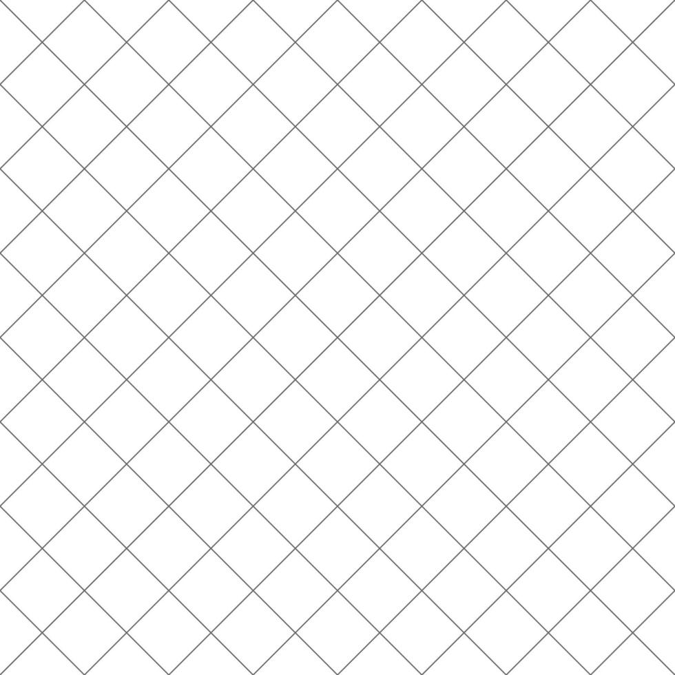 Abstract Black and White Grid Striped Geometric Seamless Pattern - Vector illustration