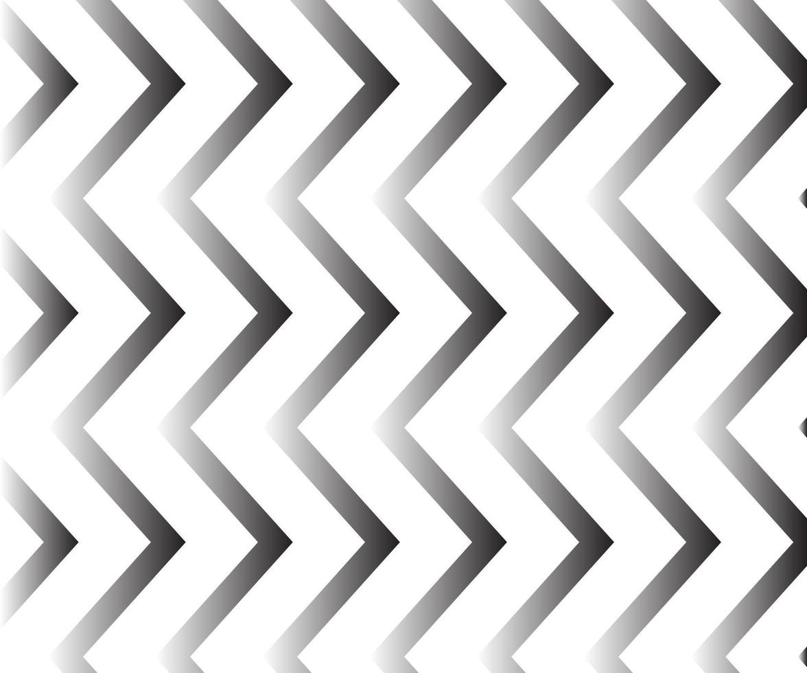 Black and white zigzag chevron pattern. Simple and modern vintage background. web design, greeting card, textile, Eps 10 vector illustration