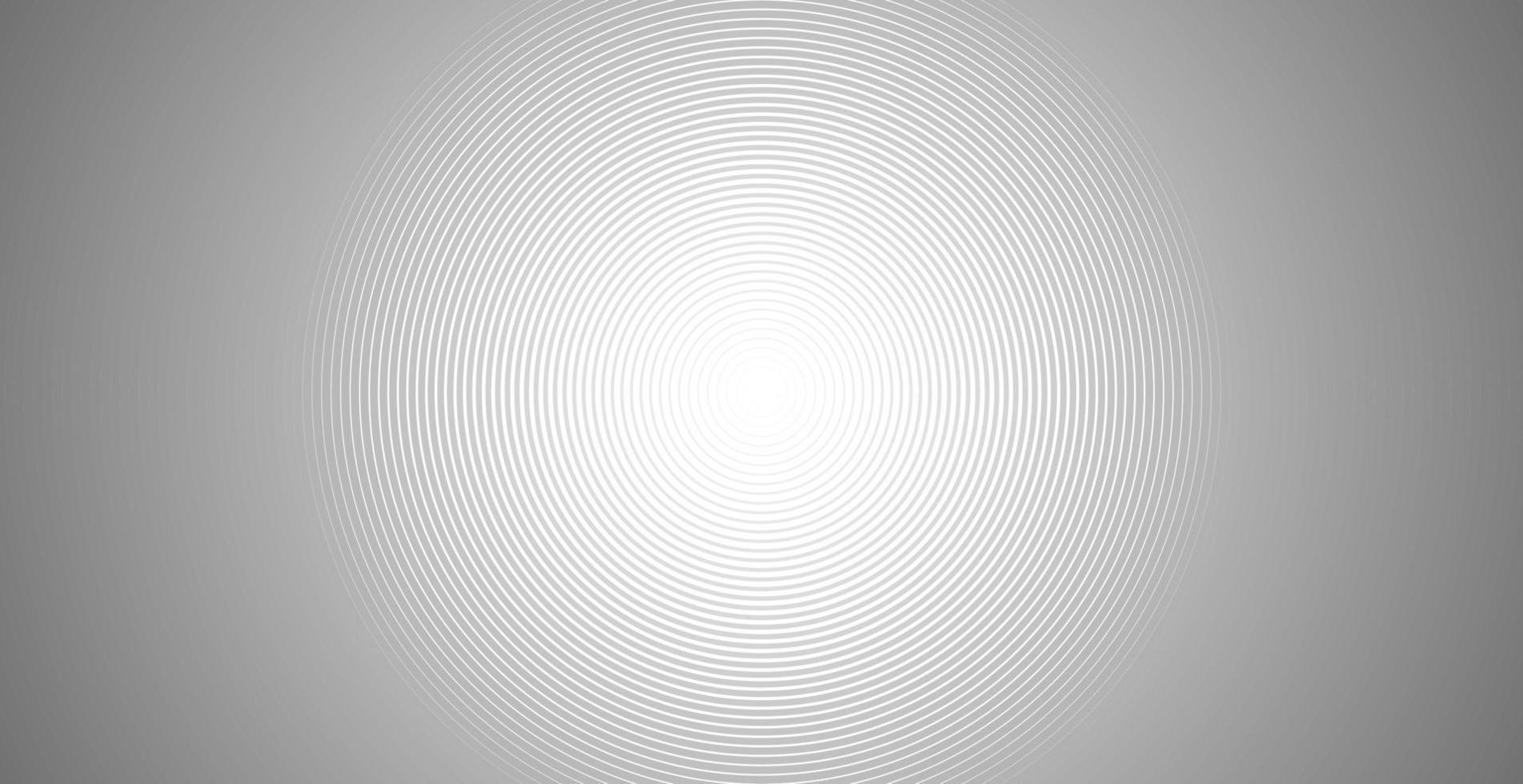 Concentric circle. Illustration for sound wave. Abstract circle line pattern. Black and white graphic vector