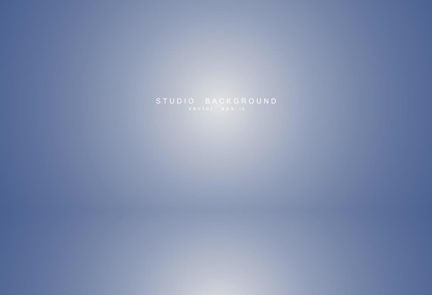 Empty blue studio room Backdrop. Light interior with copyspace for your creative project . Vector illustration EPS 10