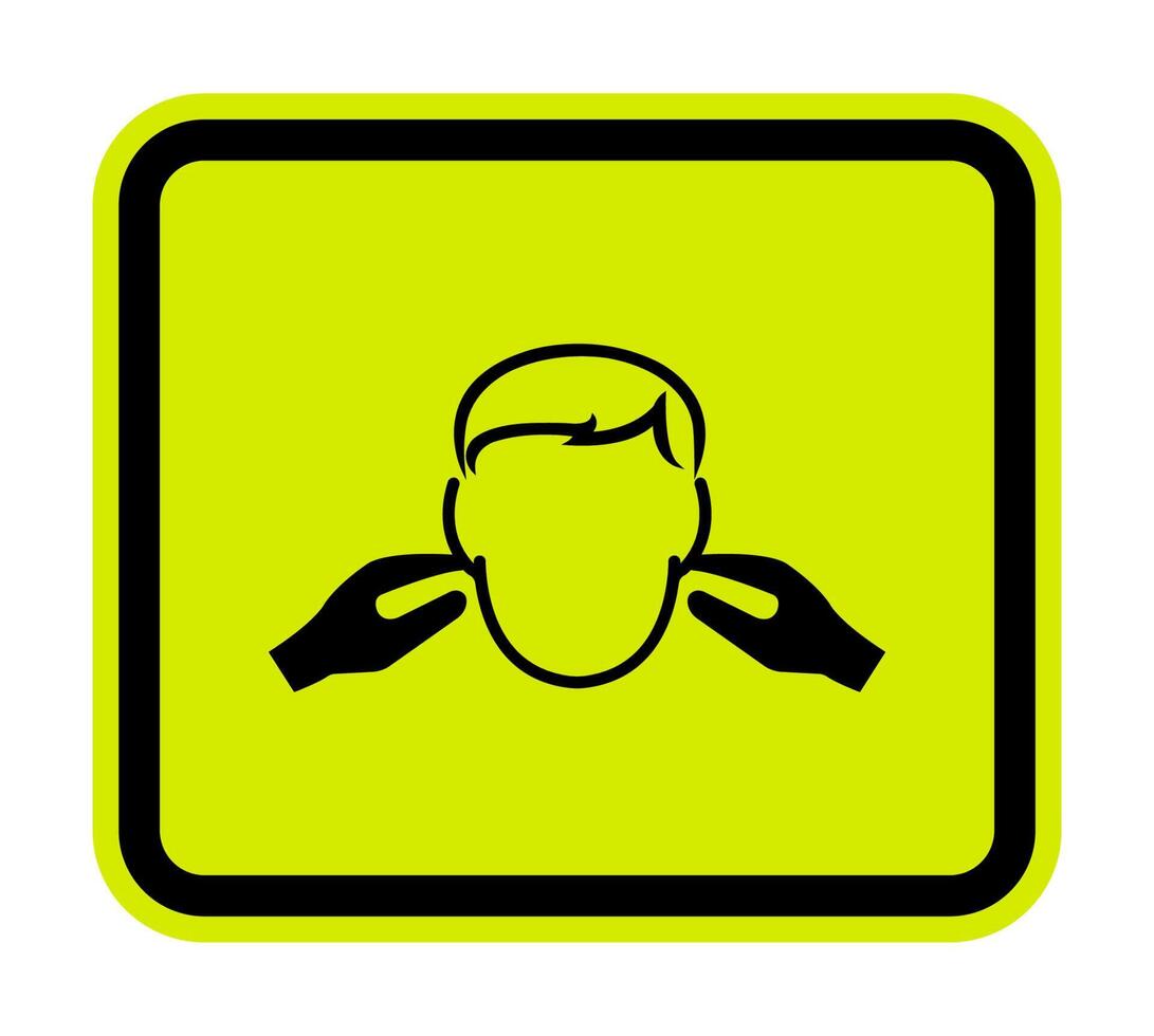 Noise Symbol Sign Isolate On White Background,Vector Illustration EPS.10 vector