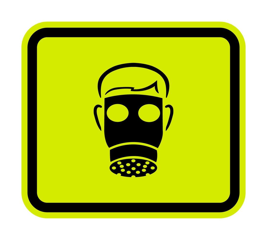 Symbol Wear Full Face Isolate On White Background,Vector Illustration EPS.10 vector