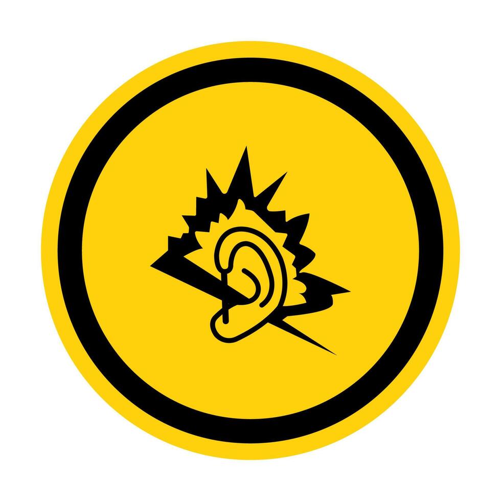 Noise Symbol Sign Isolate On White Background,Vector Illustration vector