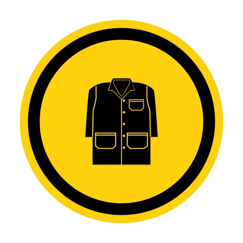 Symbol Wear A Gown Isolate On White Background,Vector Illustration EPS.10 vector