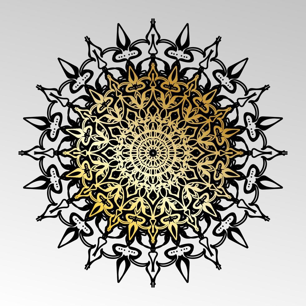 Vector round abstract circle. Mandala style. EPS 10