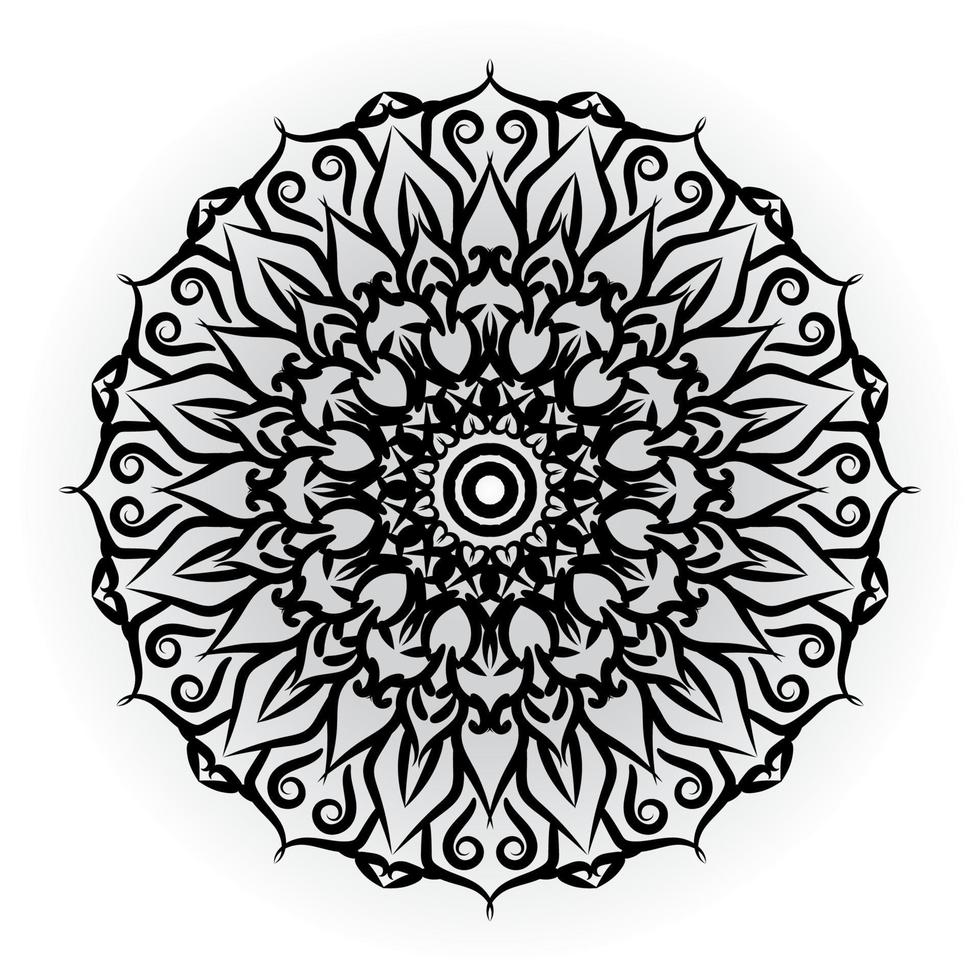 Vector round abstract circle. Luxury Mandala style.