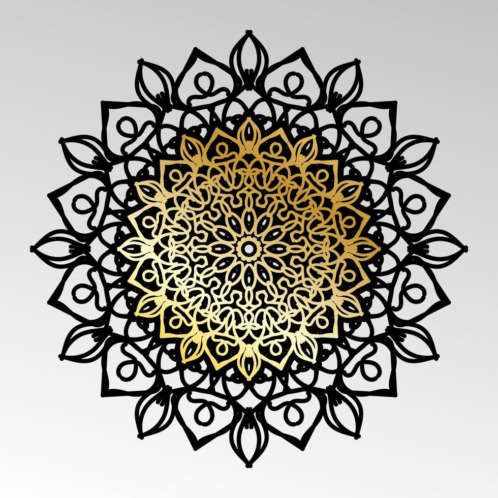 Vector round abstract circle. Mandala style. EPS 10