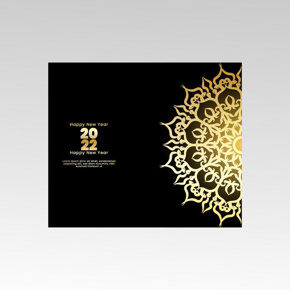 Background and banner happy new year vector