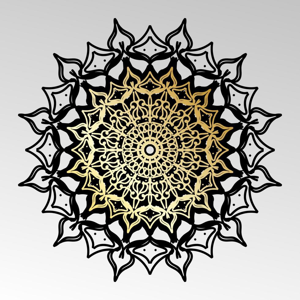 Vector round abstract circle. Mandala style. EPS 10