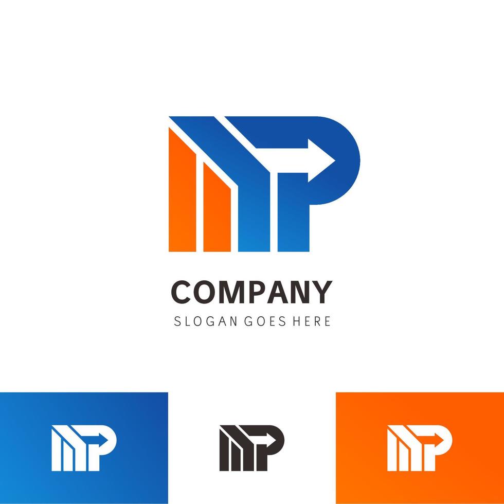 Modern Initial construction YP Letter Logo Icon Design Element With Creative Modern Business finance Typography Vector Template