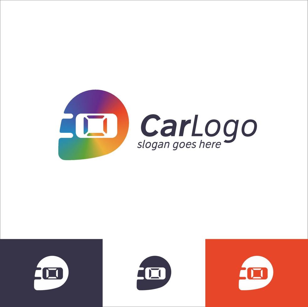Car and tire logo vector