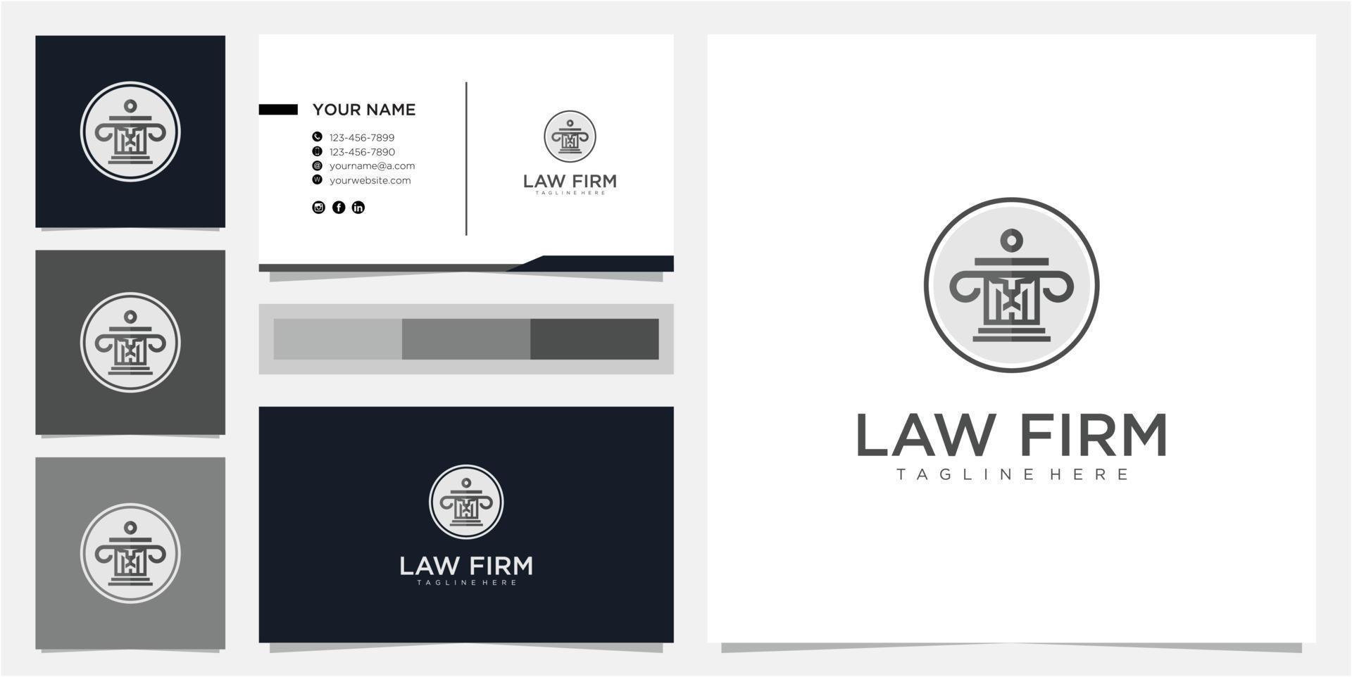 Creative Lion Law Firm Logo design inspirations vector
