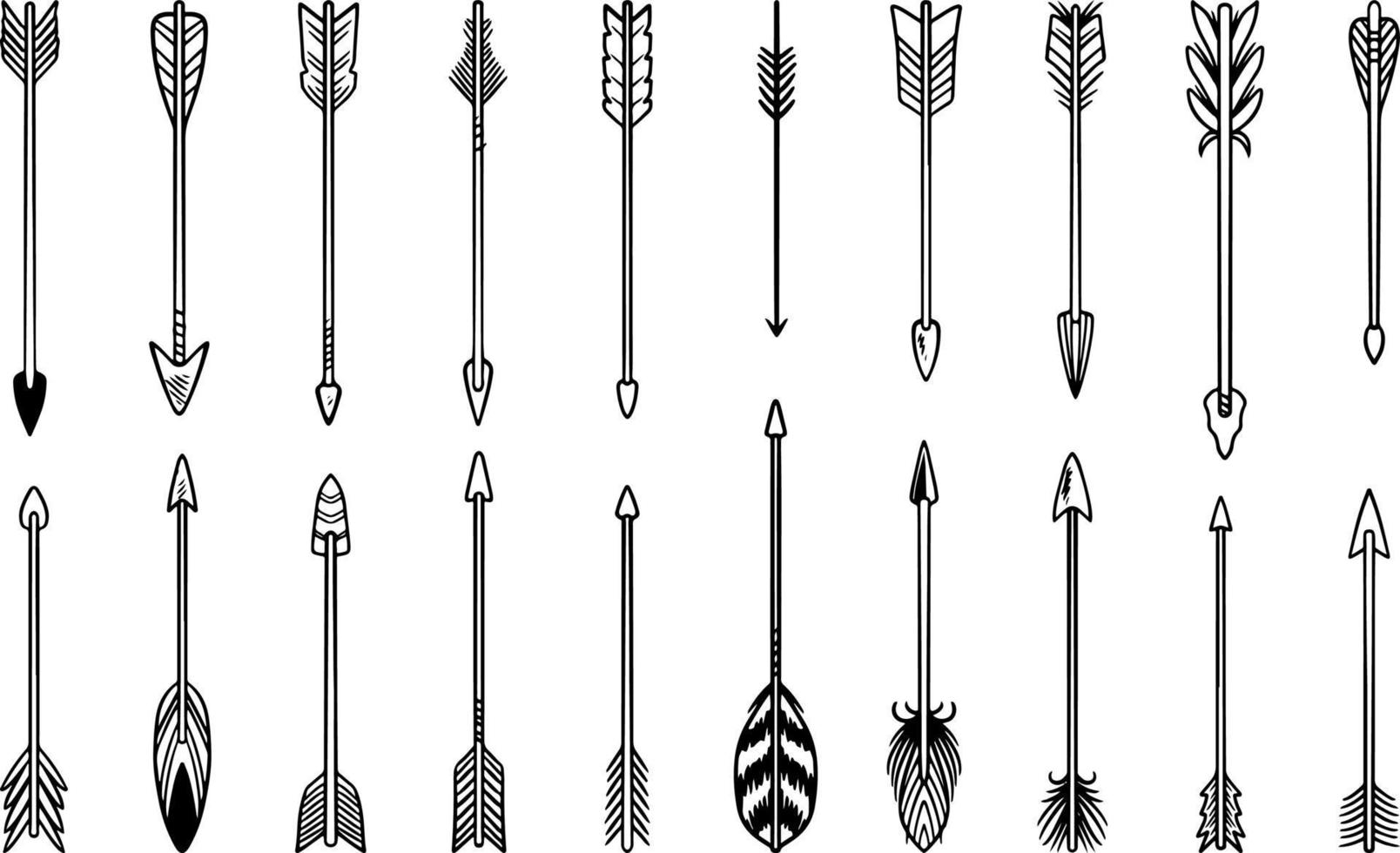 Tribal boho elements design isolated on a white background. vector