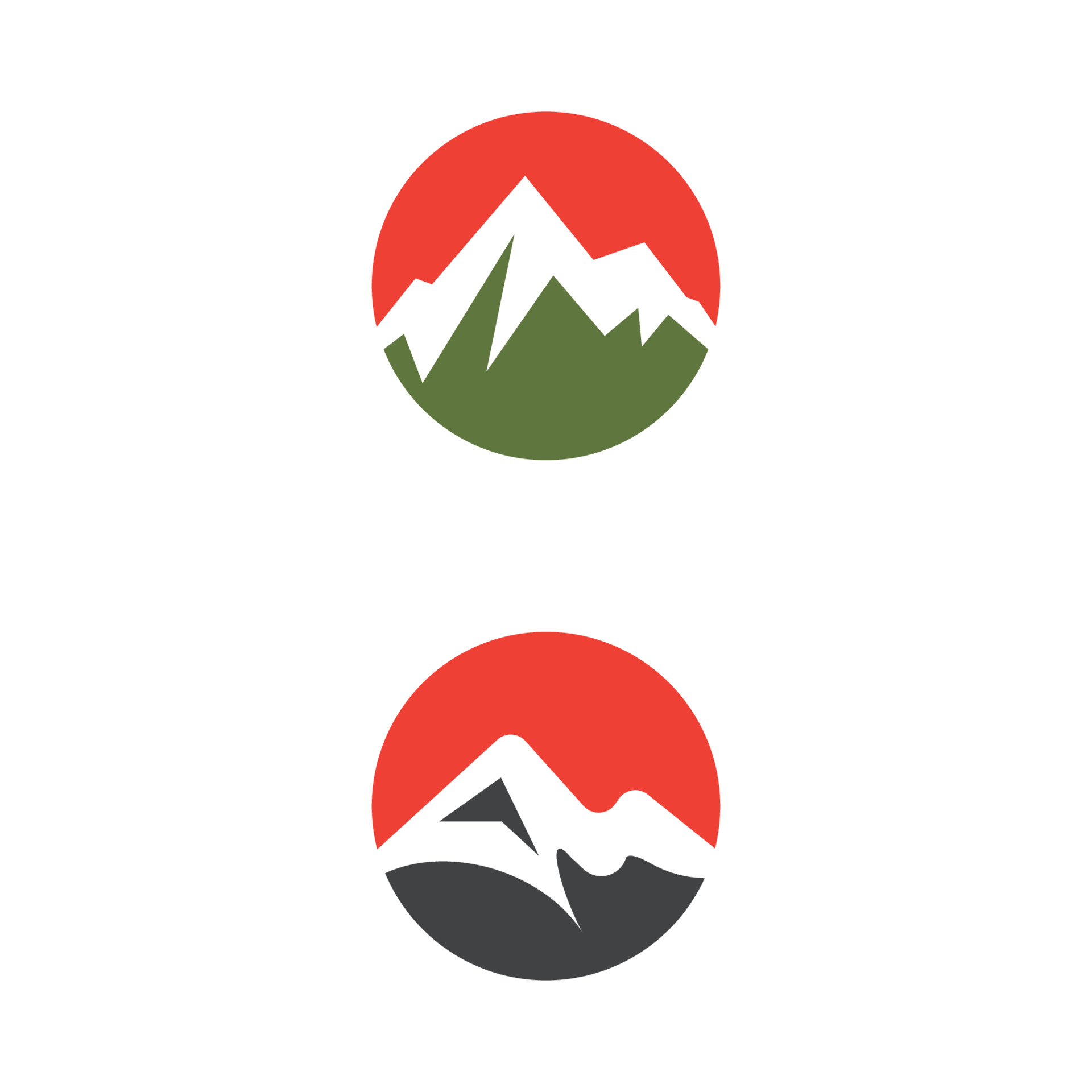 Mountain icon Logo Template Vector illustration design 3787366 Vector ...