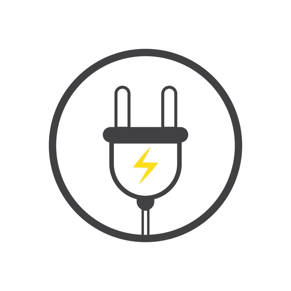 electric plugs vector icon