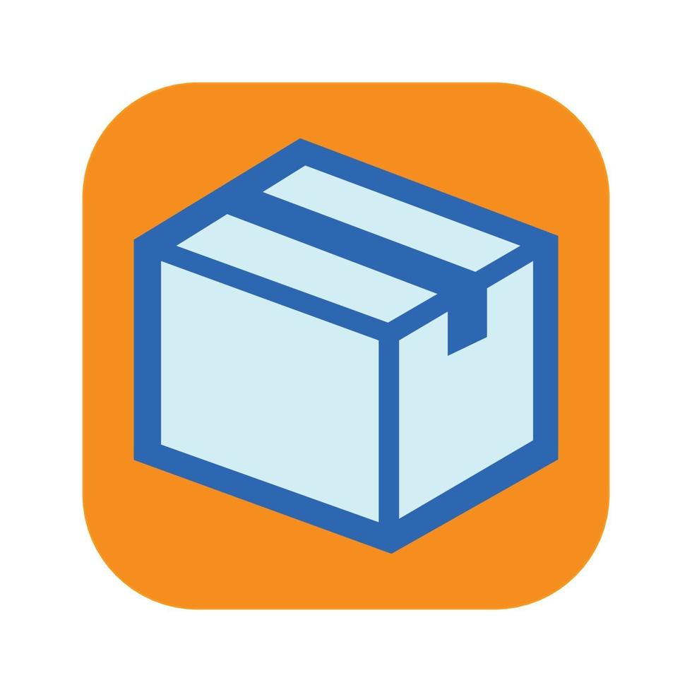 Illustration vector graphic of Box with flat design