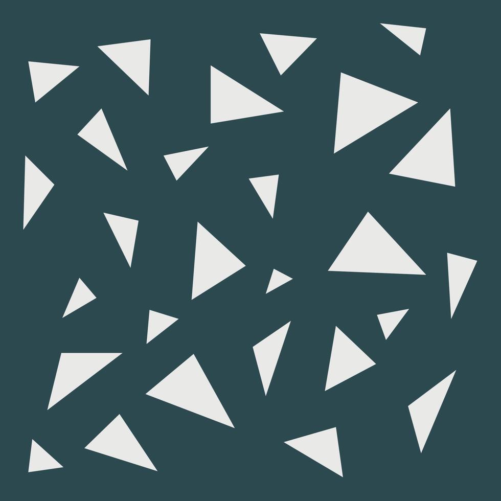 triángulo abstracto geométrico fondo azul vector