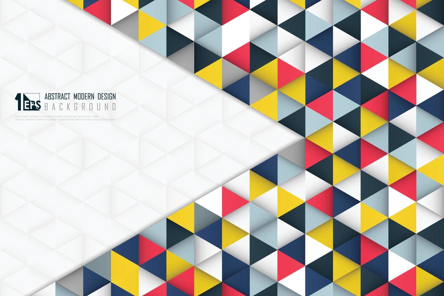 Abstract futuristic technology of triangle pattern design geometric tech background. illustration vector eps10
