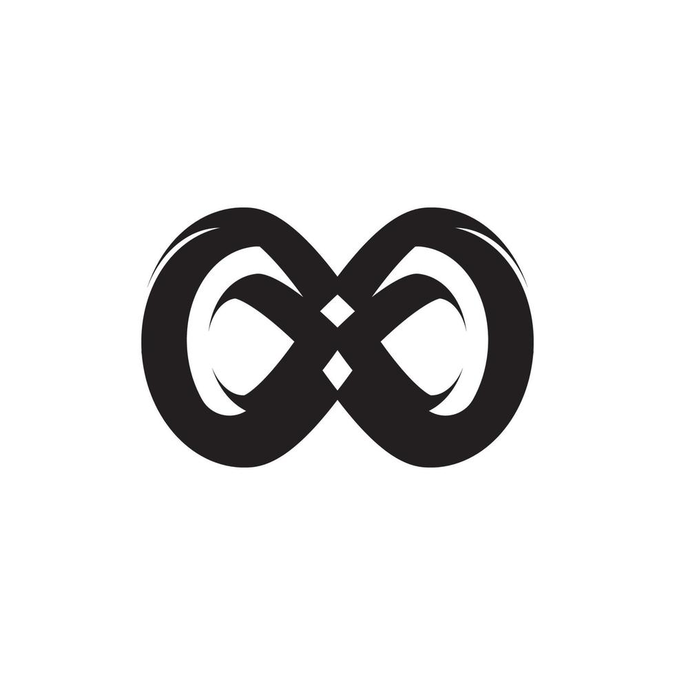 Infinity business icon and symbol template vector
