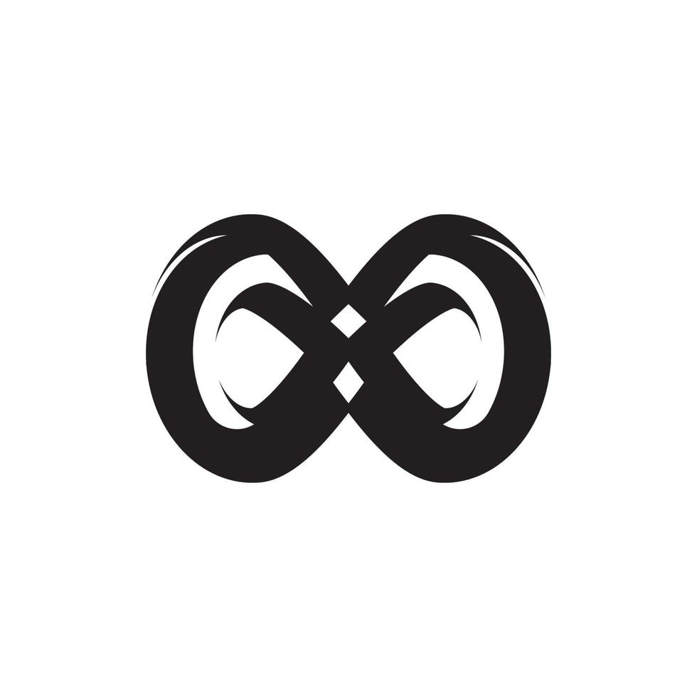 Infinity business icon and symbol template vector