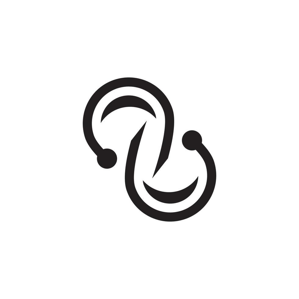 Infinity business icon and symbol template vector