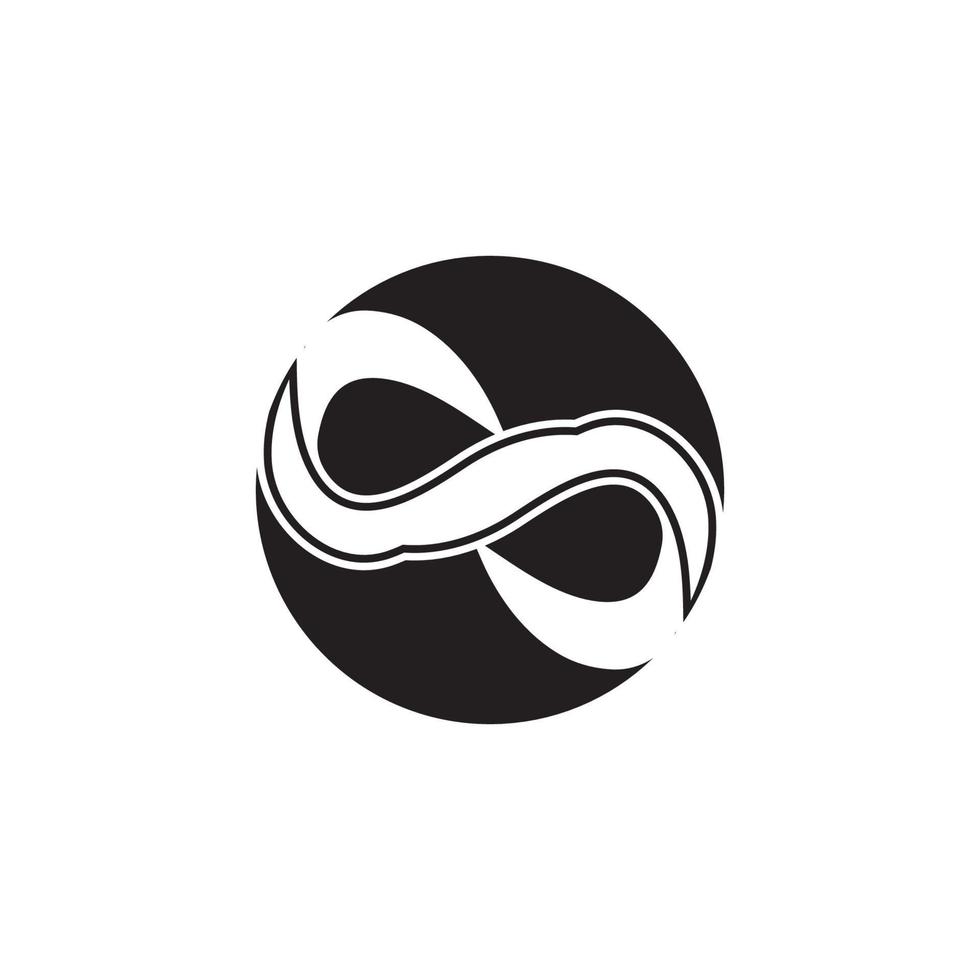 Infinity business icon and symbol template vector