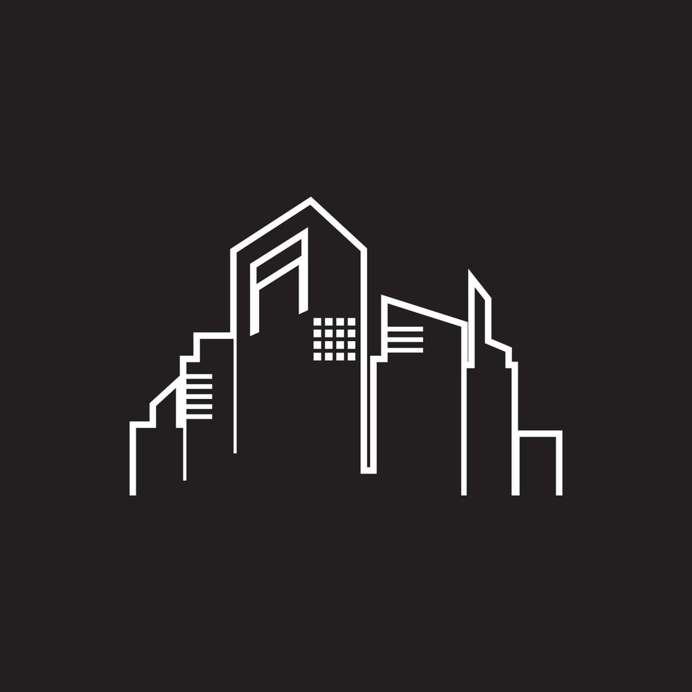 City sky line vector template