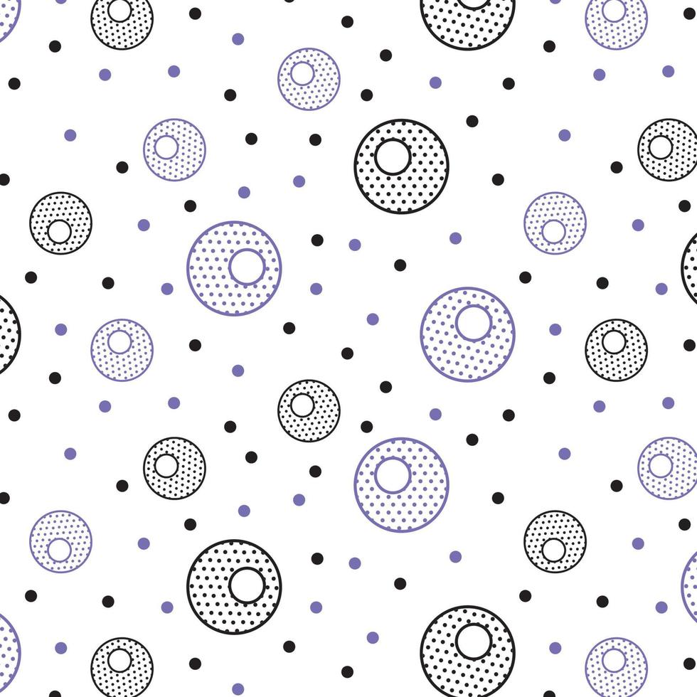 Ilustración de vector de papel tapiz de fondo de patrón de lunares