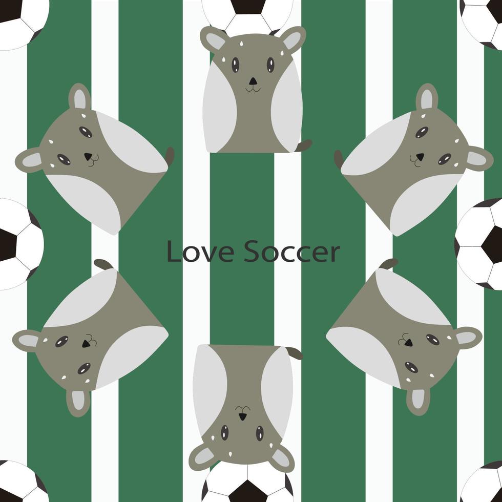 Seamless doodle soccer patterns with lines vector