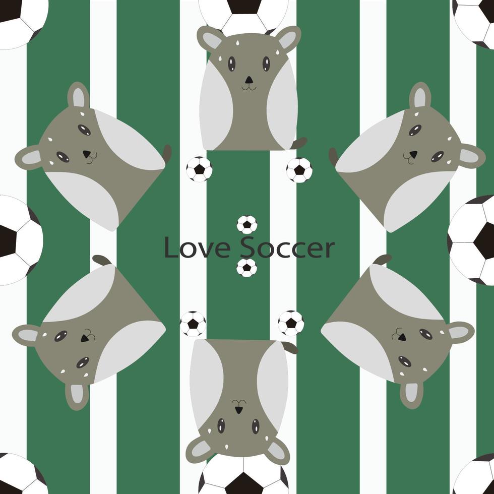 Patrones de fútbol doodle sin fisuras con líneas vector