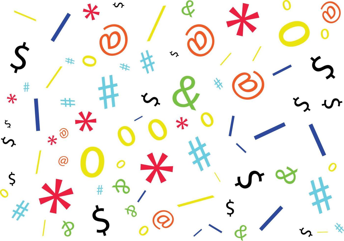 math pattern Elements design colorful.eps vector