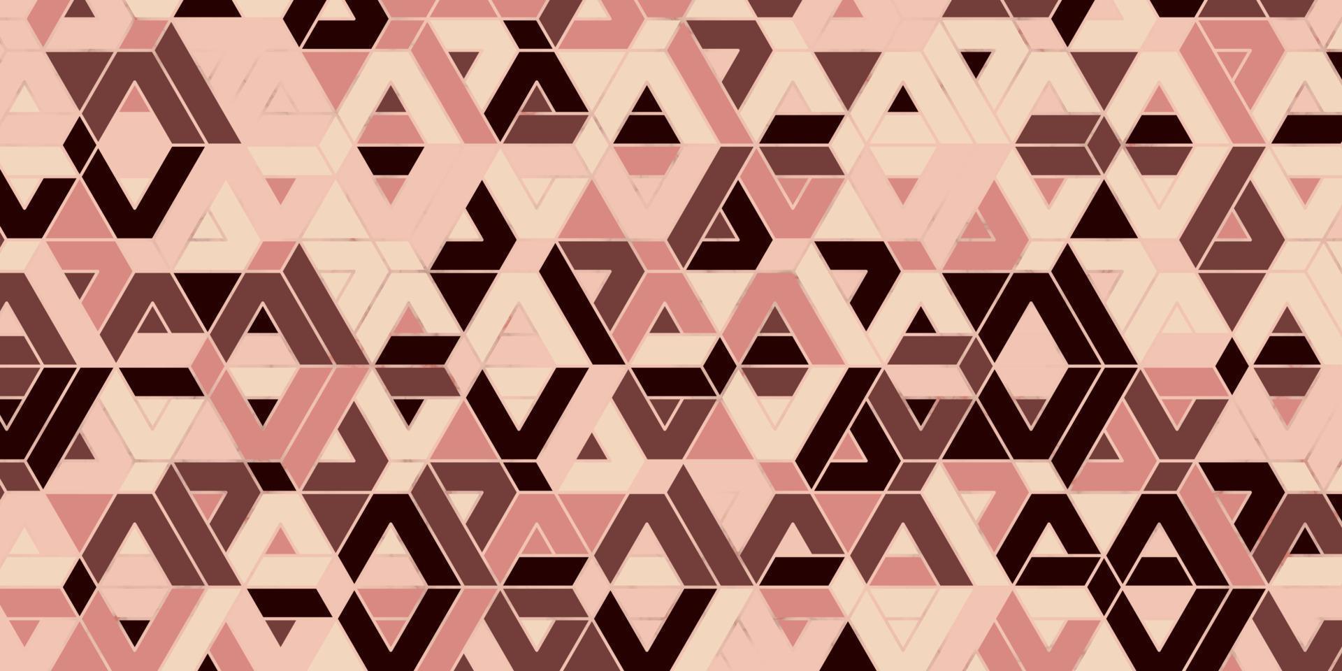 patrón geométrico de lujo de fondo rosa vector