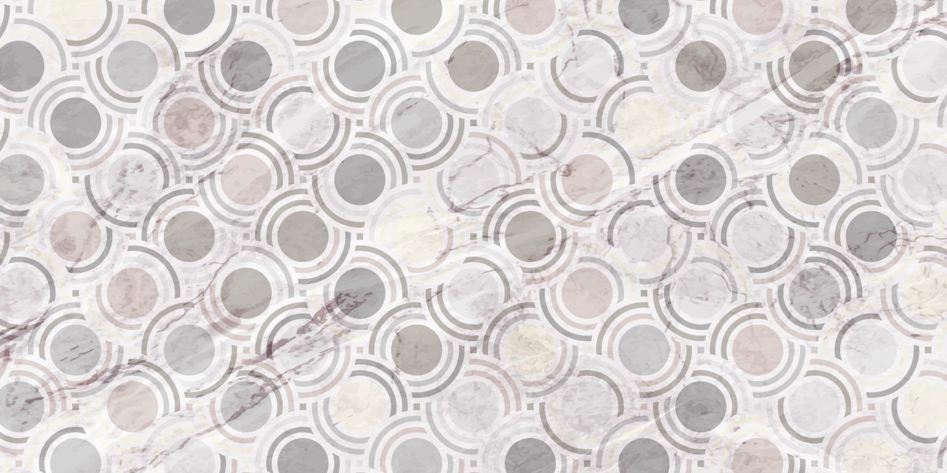 Japanese pattern circle overlapping traditional background vector