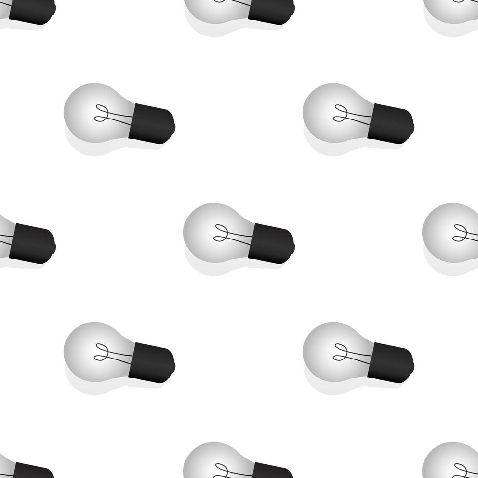 light bulb design illustration vector. white background. seamless pattern designs for wallpaper, backdrop, cover, paper cut and print on fabric. simple and unique modern template vector