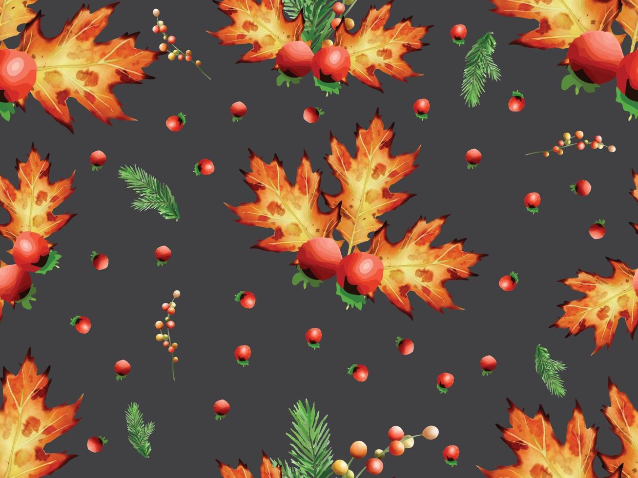 Elegant seamless pattern christmas theme vector