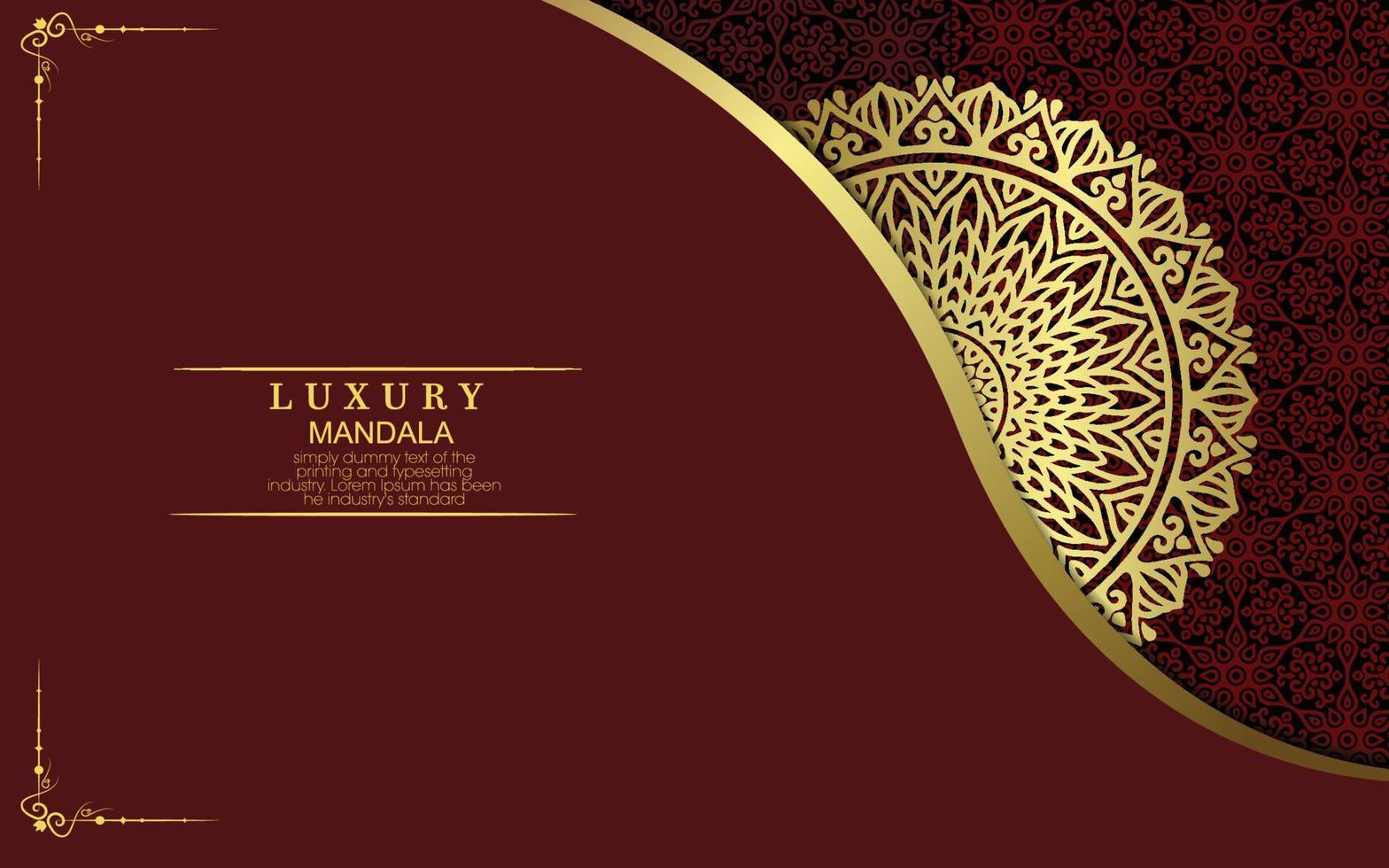 Luxury ornamental mandala background with arabic islamic east pattern style premium vector Free Vector