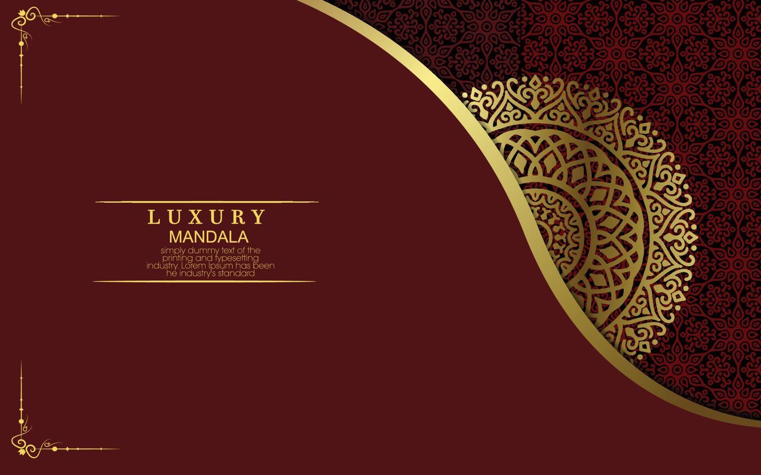 Luxury ornamental mandala background with arabic islamic east pattern style premium vector Free Vector