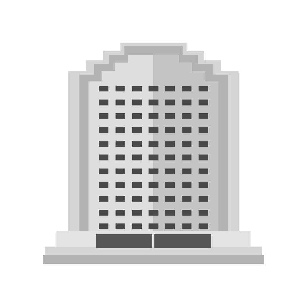 estructura de rascacielos urbano vector
