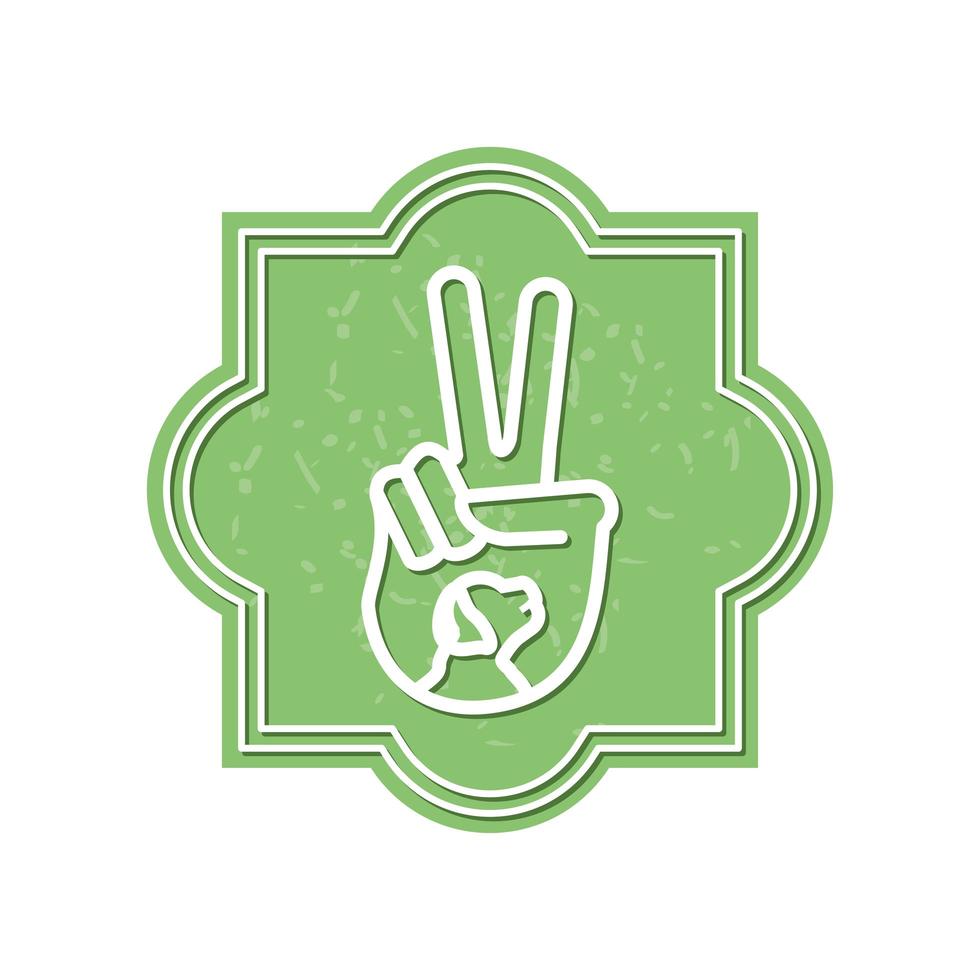 pet friendly label vector