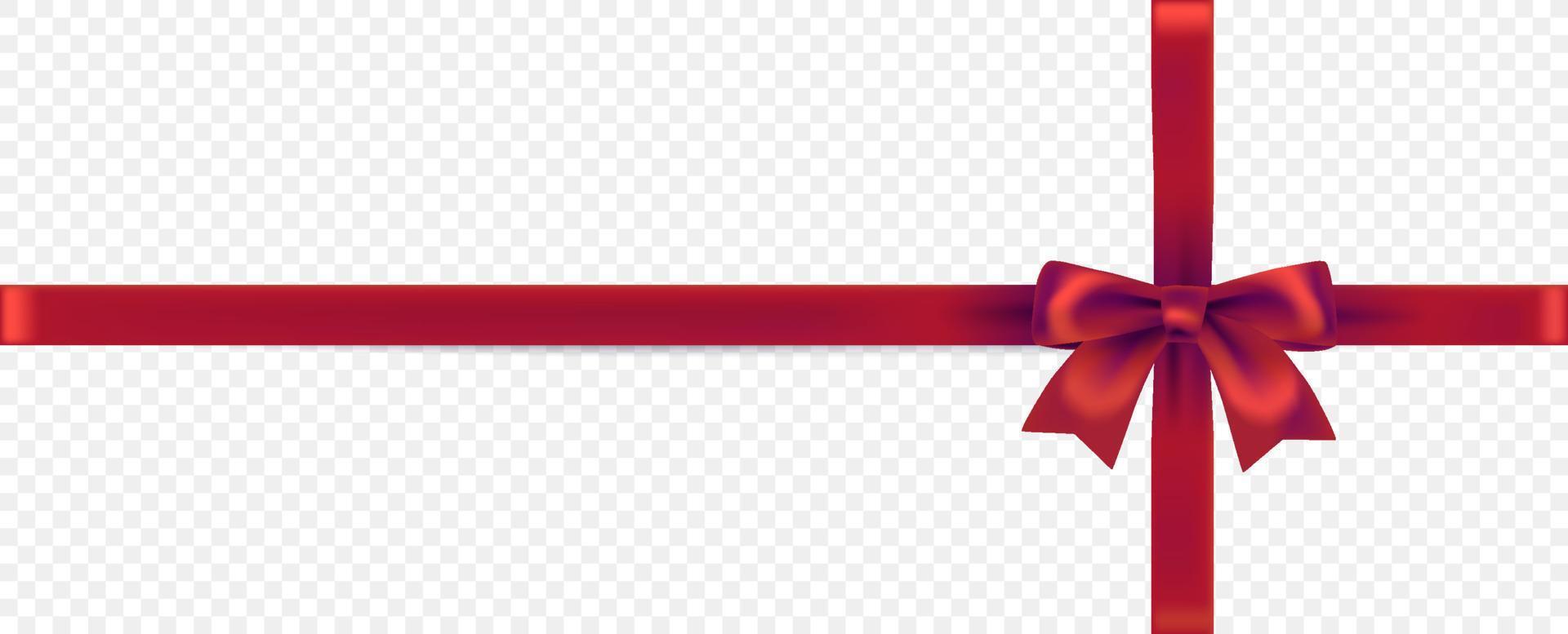 Red satin ribbon on transparent background 3792081 Vector Art at Vecteezy