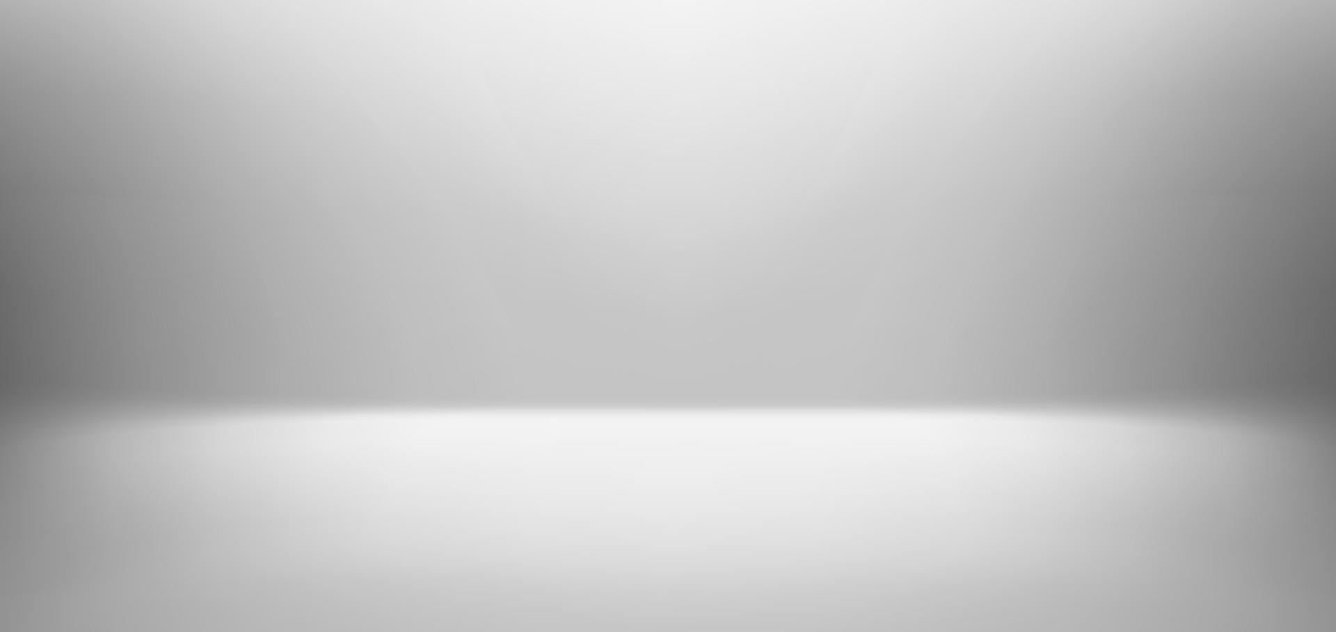 White wide empty room. Abstract background. Horizontal showcase template. You can resize it any way you want vector