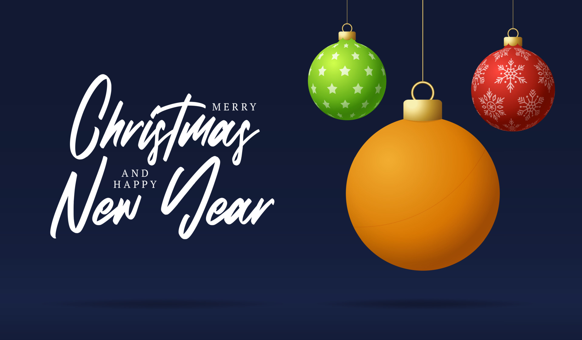 ping pong Merry Christmas and Happy New Year luxury Sports greeting