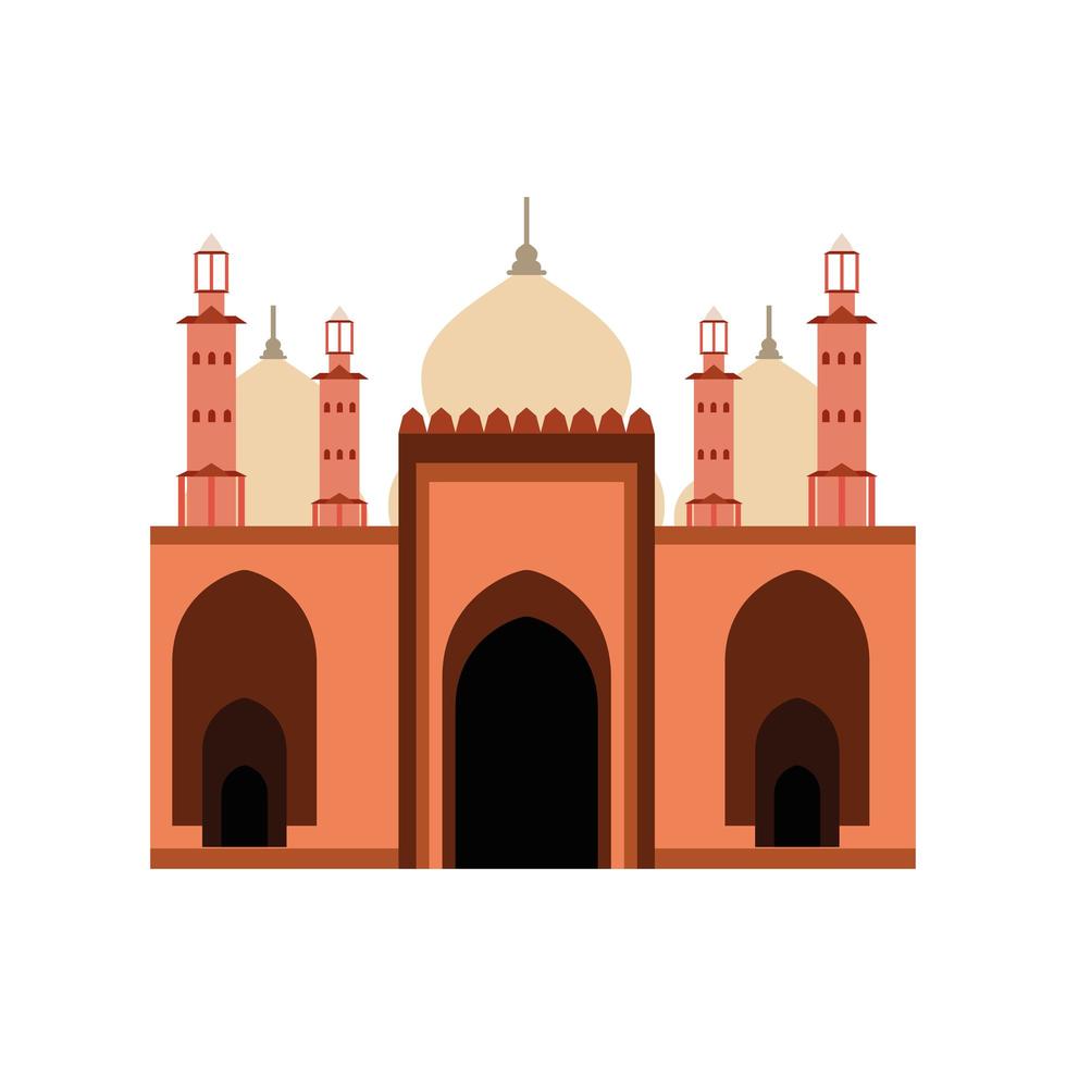 taj mahal hindu vector