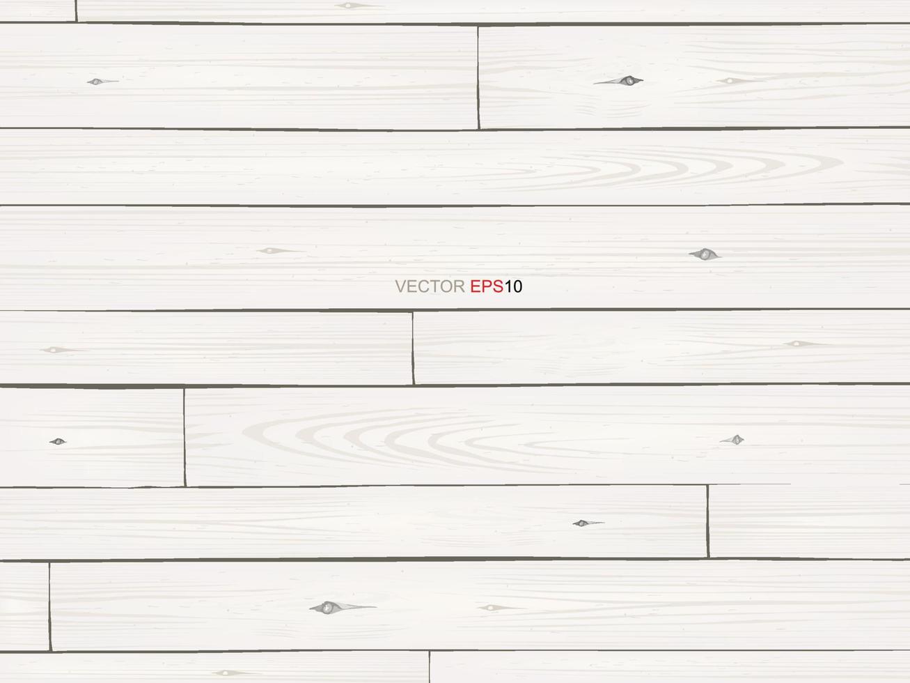 White wood pattern and texture for background. Vector. vector