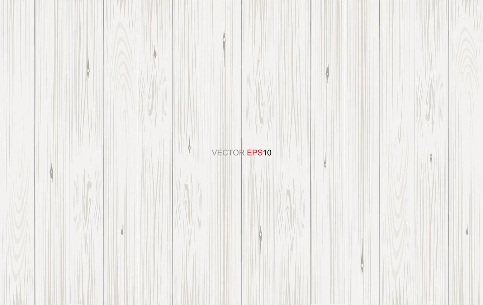White wood pattern and texture for background. Vector. vector
