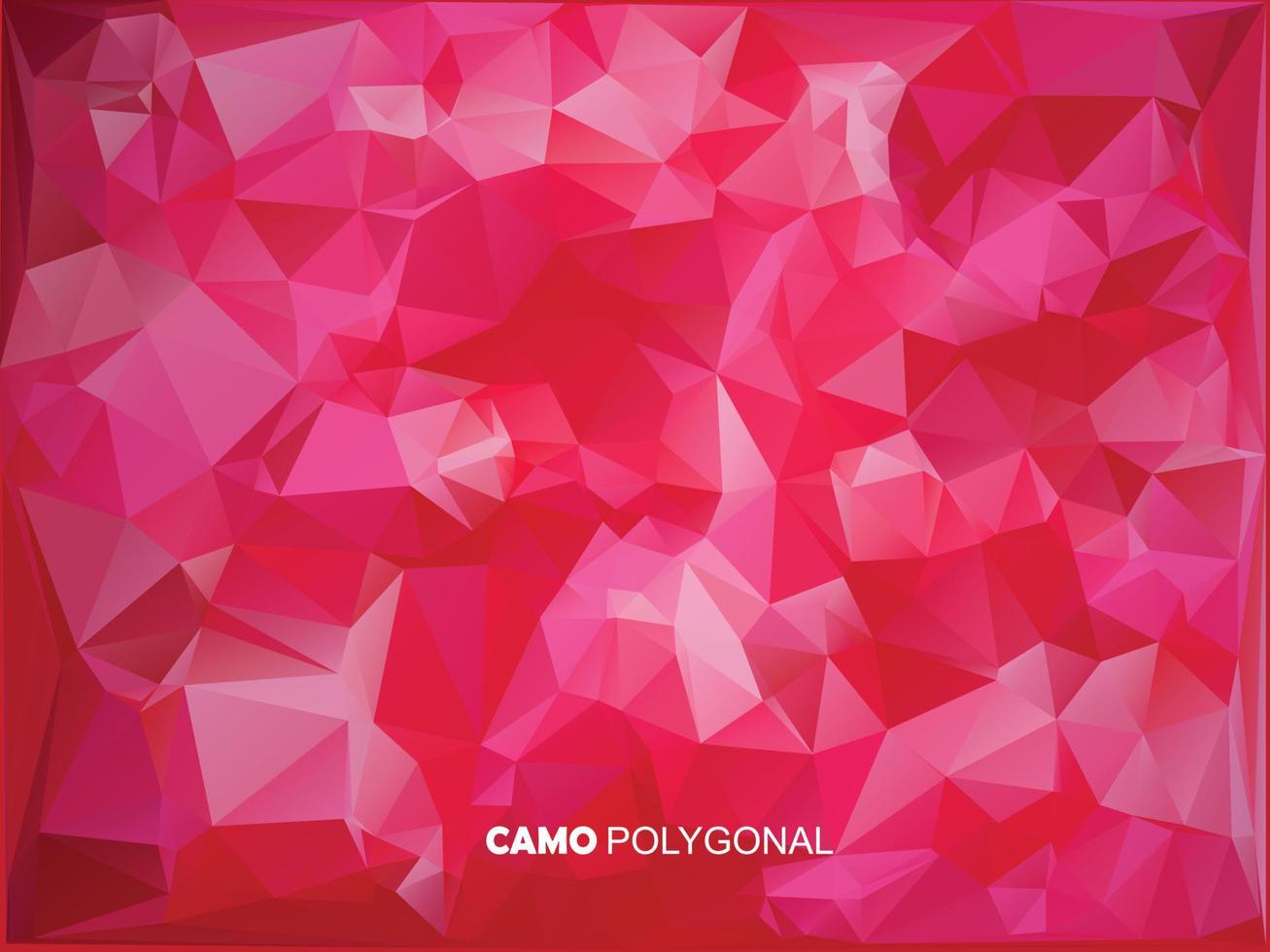 Abstract Vector Military Camouflage Background Made of Geometric Triangles Shapes.