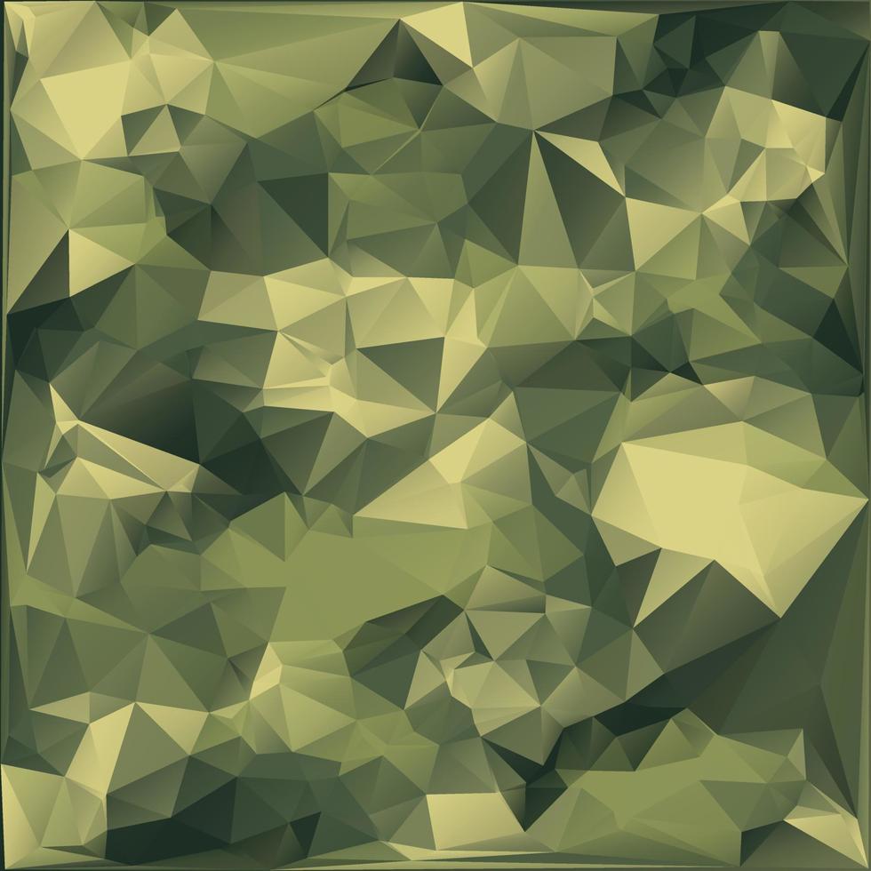 Fondo de camuflaje militar de vector abstracto hecho de formas geométricas de triángulos estilo poligonal.