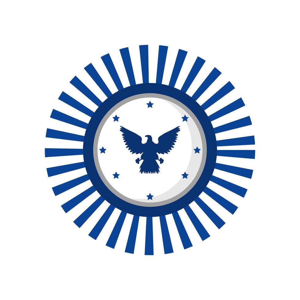 american eagle emblem vector