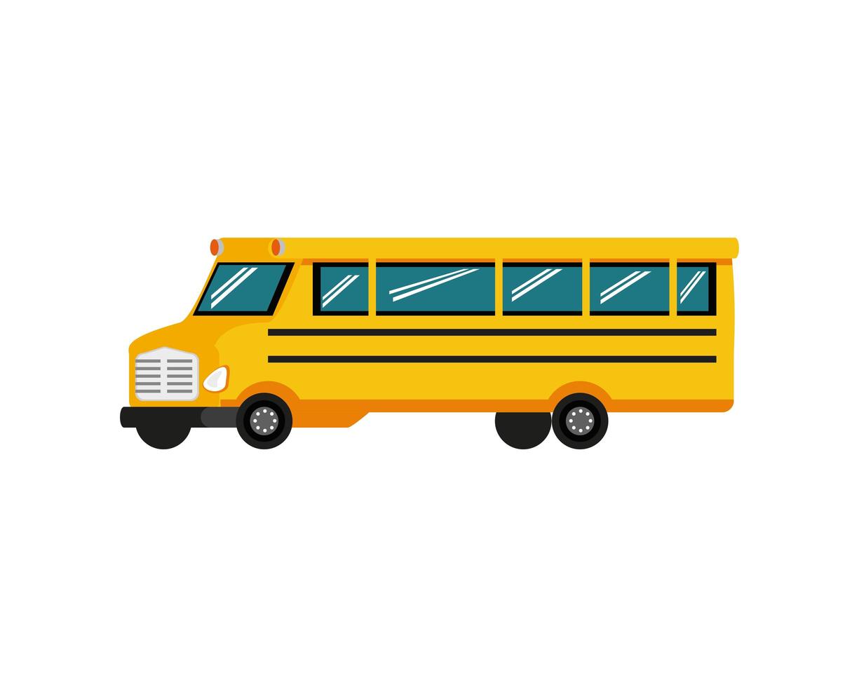 transporte escolar vector